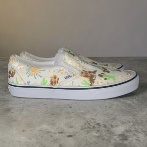 Vans Men/Women Marshmallow White Get Outdoors Pack Classic Slip-On Shoes 9.5/11